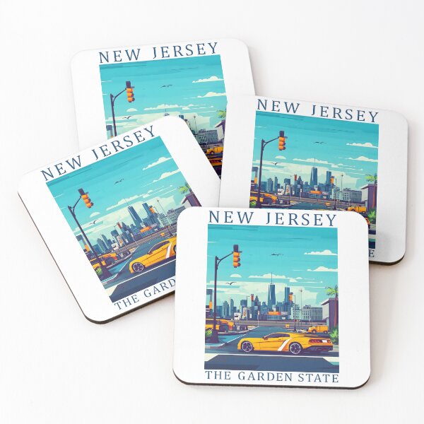 Item preview, 30 New Jersey Travel Poster designed and sold by Lucy Goosy Art.