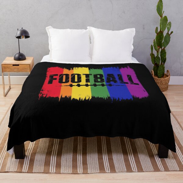 Item preview, Rainbow football flag men women month LGBT designed and sold by AmparoBoyle.