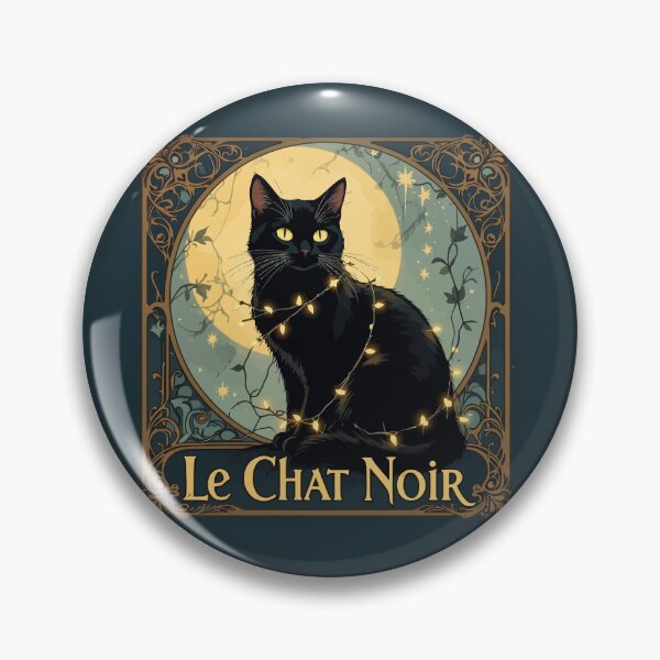 Item preview, The Black Cat Fairy Lights On Festive Nights designed and sold by taiche.