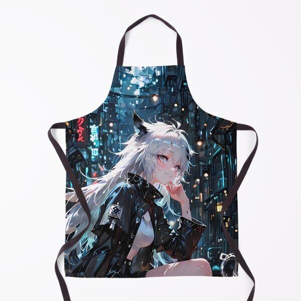 Item preview, Prelude Lappland Cyberpunk Night Arknights Anime Girl City Street designed and sold by Raslbazola.