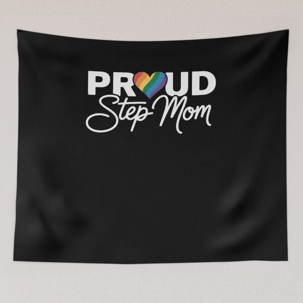 Item preview, Proud Step Mom Gay Pride Month LGBTQ designed and sold by FranzFriesen.