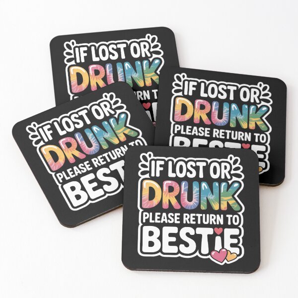 Item preview, If lost or drunk please return to bestie tie dye designed and sold by Moon-Ape.