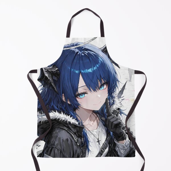 Item preview, Prelude Mostima Arknights Urban Angel Blue Eyes Anime Girl designed and sold by Raslbazola.