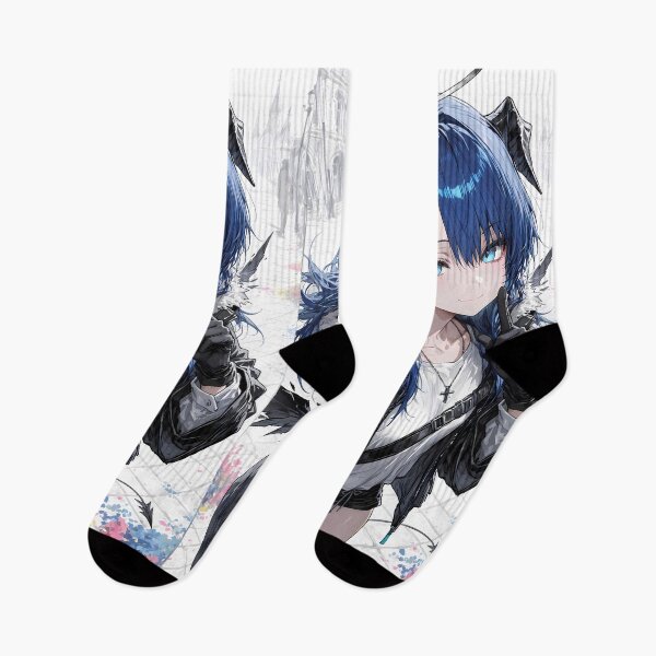 Item preview, Prelude Mostima Arknights Urban Angel Blue Eyes Anime Girl designed and sold by Raslbazola.