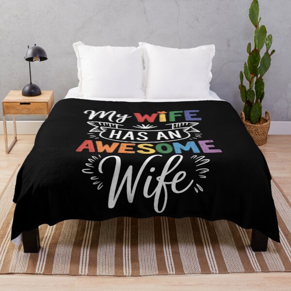 Item preview, My Wife Has An Awesome Wife - Lesbian Wedding Gay Pride designed and sold by MinaReinger.