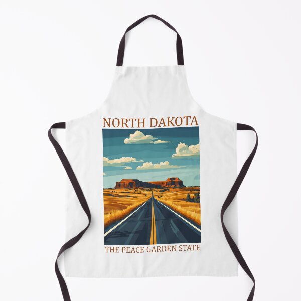 Item preview, 34 North Dakota Travel Poster designed and sold by Lucy Goosy Art.