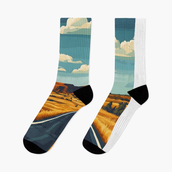 Item preview, 34 North Dakota Travel Poster designed and sold by Lucy Goosy Art.