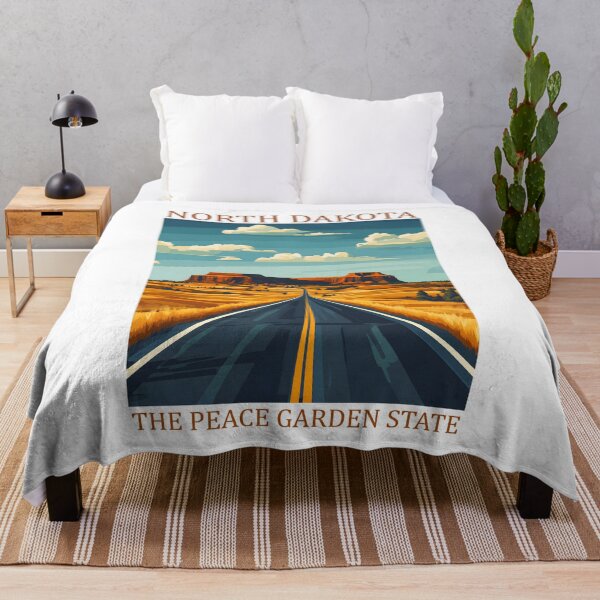 Item preview, 34 North Dakota Travel Poster designed and sold by Lucy Goosy Art.
