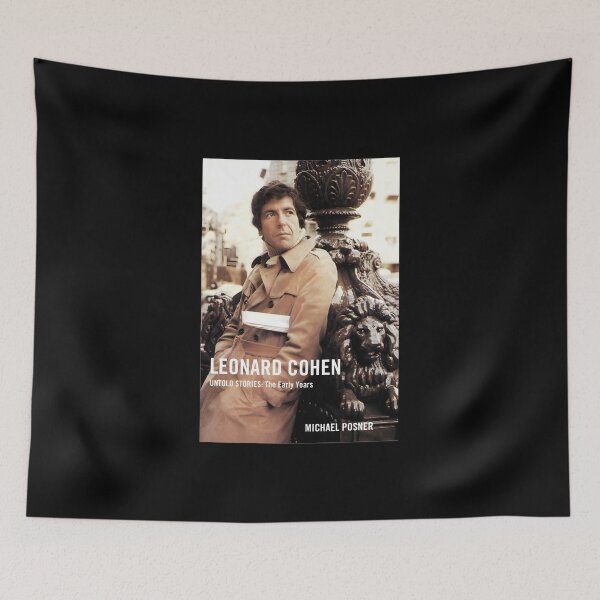 Item preview, Leonard Cohen – Vintage Classic Music Portrait Art designed and sold by MadelynnIbrahim.