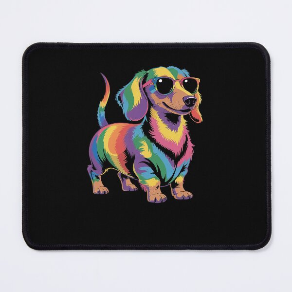 Item preview, LGBT Gay Pride Dachshund dog designed and sold by DrewLeuschke.