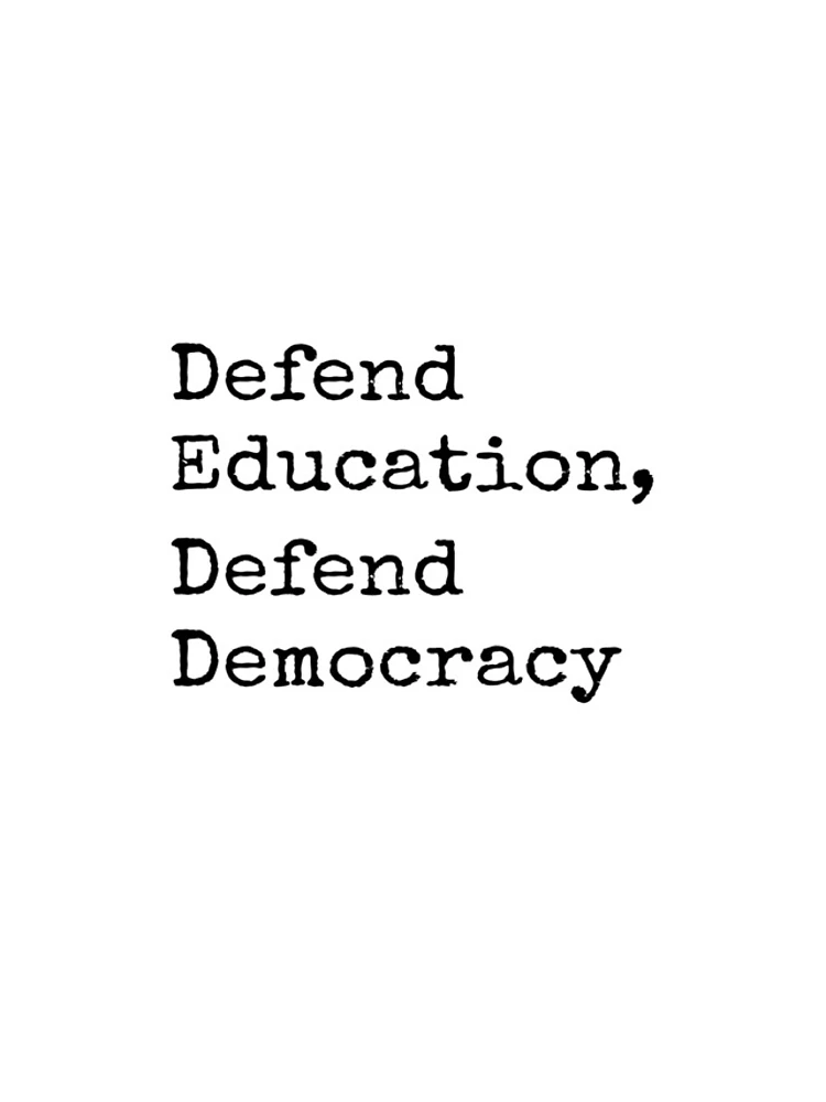 Thumbnail 4 of 4, iPhone Case, Defend Education And Defend Democracy designed and sold by RoderickStout.
