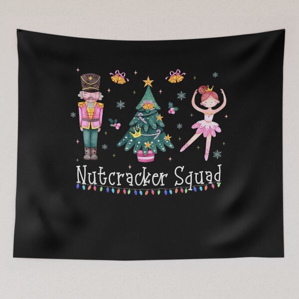 Item preview, Fmaily Holiday Vintage Christmas Classic Retro Squad Nutcracker designed and sold by StacyBattleArt.