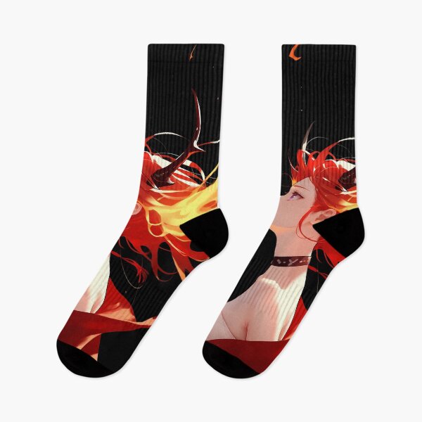 Item preview, Prelude Surtr Butterfly Flame Dream From Arknights Dark Sky Animal Girl designed and sold by Raslbazola.