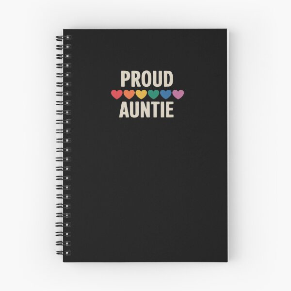 Item preview, LGBT ally Proud Auntie LGBTQ gay pride aunt rainbow designed and sold by MinaReinger.