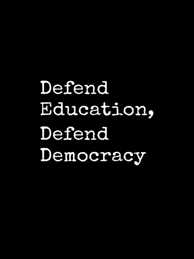 Thumbnail 4 of 4, iPhone Case, Defend Education And Defend Democracy designed and sold by RoderickStout.