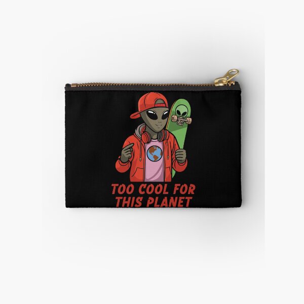 Item preview, Too Cool For This Planet - Alien streetwear skater designed and sold by JoRealm.