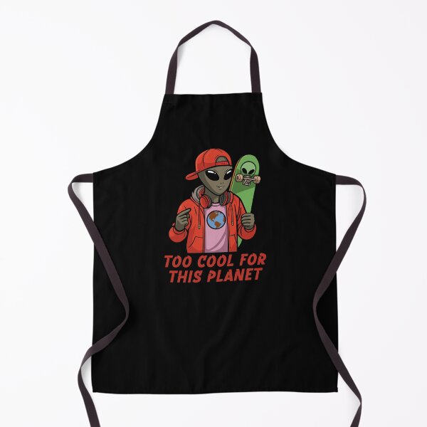 Item preview, Too Cool For This Planet - Alien streetwear skater designed and sold by JoRealm.