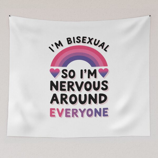 Item preview, I'm Bisexual So I'm Nervous Around Everyone LGBT Pride Funny designed and sold by HaileyRobel.