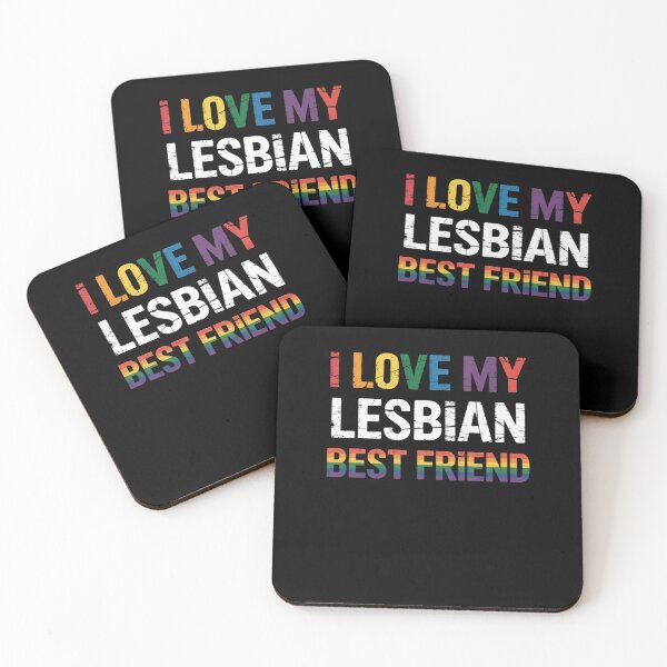 Item preview, I Love My Lesbian Best Friend Rainbow LGBQT Gay Pride Month designed and sold by AmparoBoyle.