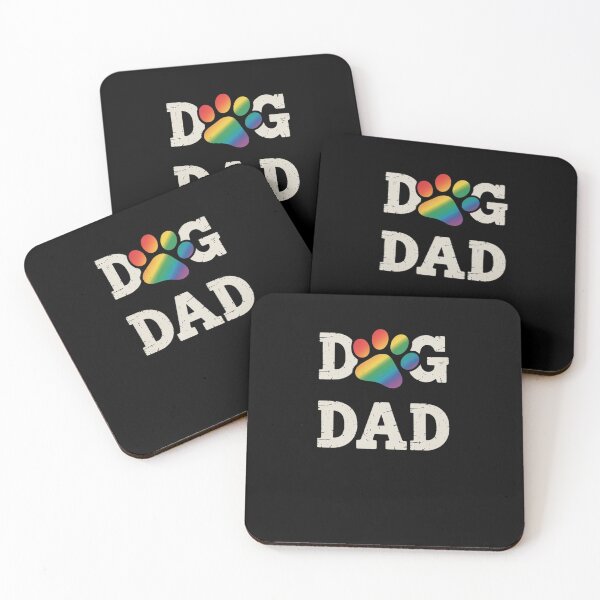 Item preview, Gay Dog Lover T Shirt Dog Dad LGBT Rainbow Paw designed and sold by DrewLeuschke.