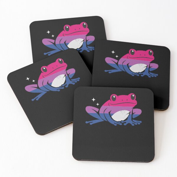 Item preview, Frog Animal LGBTQ Bisexual Flag Gay Pride designed and sold by MinaReinger.