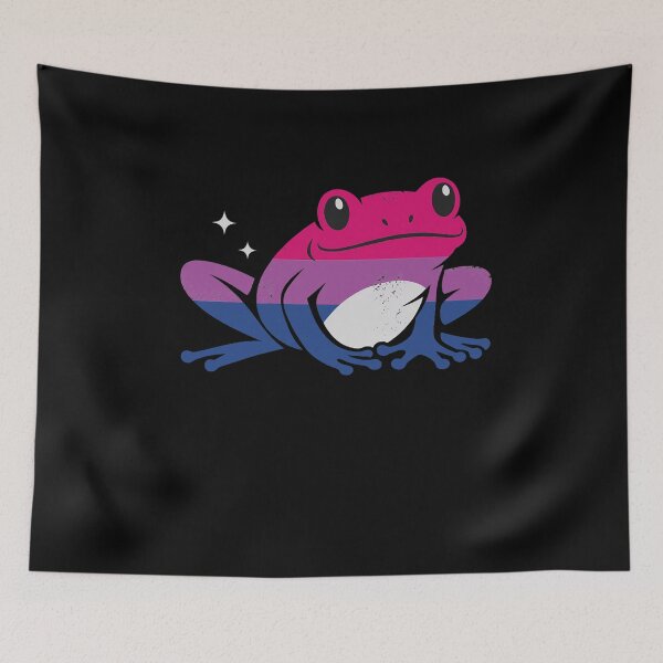 Item preview, Frog Animal LGBTQ Bisexual Flag Gay Pride designed and sold by MinaReinger.