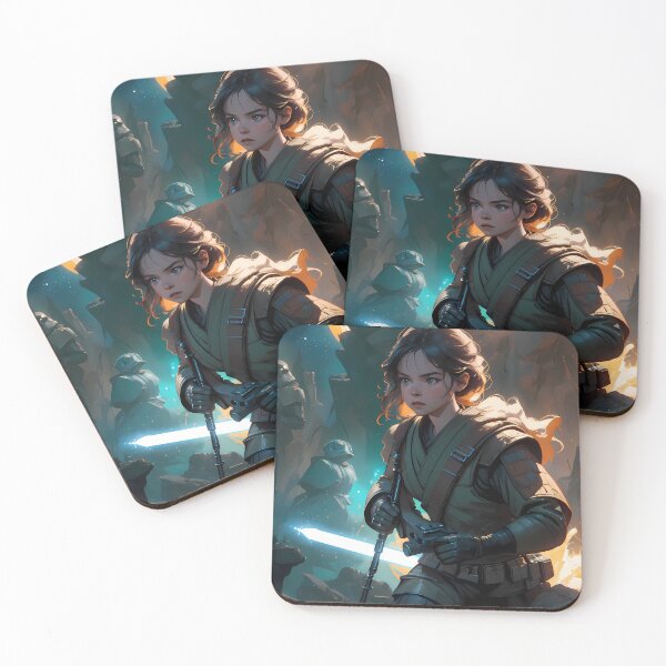 Item preview, Girl Epic Space Saga Futuristic Adventure Across Cosmos designed and sold by ART ATTACK ZONE.