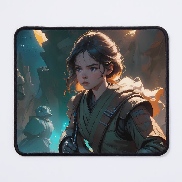 Item preview, Girl Epic Space Saga Futuristic Adventure Across Cosmos designed and sold by ART ATTACK ZONE.