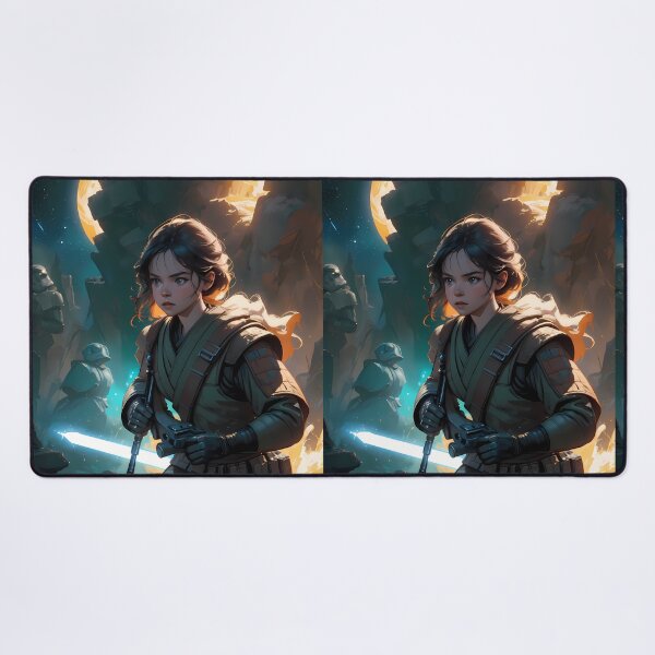 Item preview, Girl Epic Space Saga Futuristic Adventure Across Cosmos designed and sold by ART ATTACK ZONE.