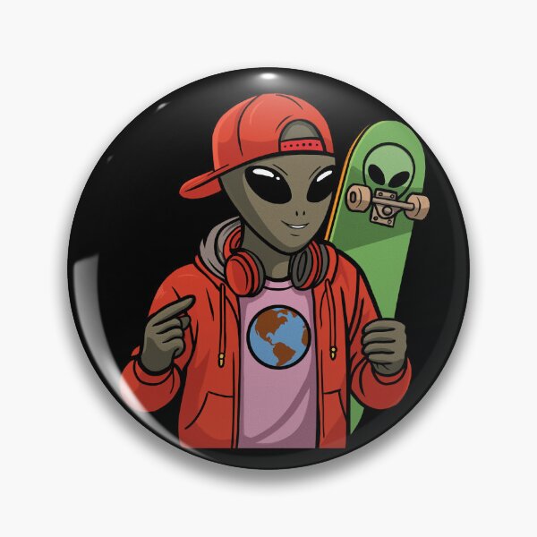 Item preview, Alien streetwear skater designed and sold by JoRealm.
