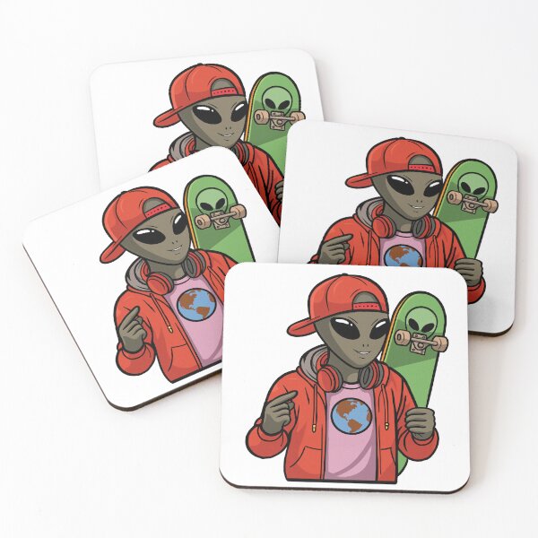 Item preview, Alien streetwear skater designed and sold by JoRealm.