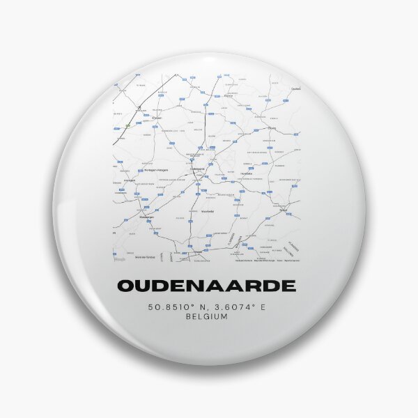 Item preview, Oudenaarde Belgium Map | Minimalist Modern Black and White City Map designed and sold by RM-Journey.
