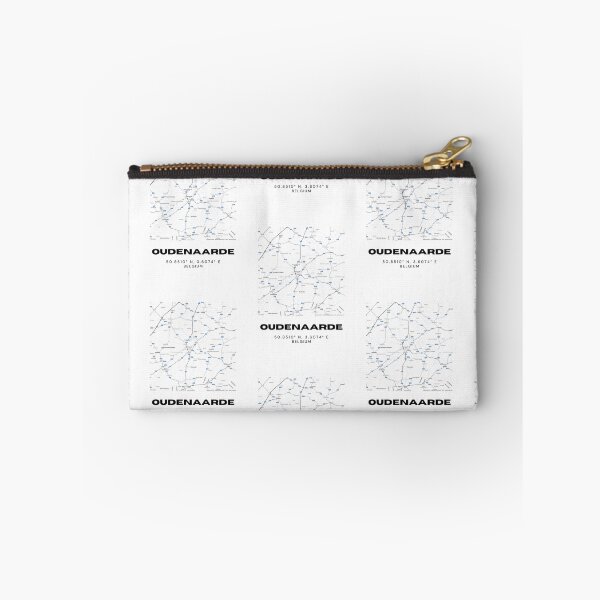 Item preview, Oudenaarde Belgium Map | Minimalist Modern Black and White City Map designed and sold by RM-Journey.
