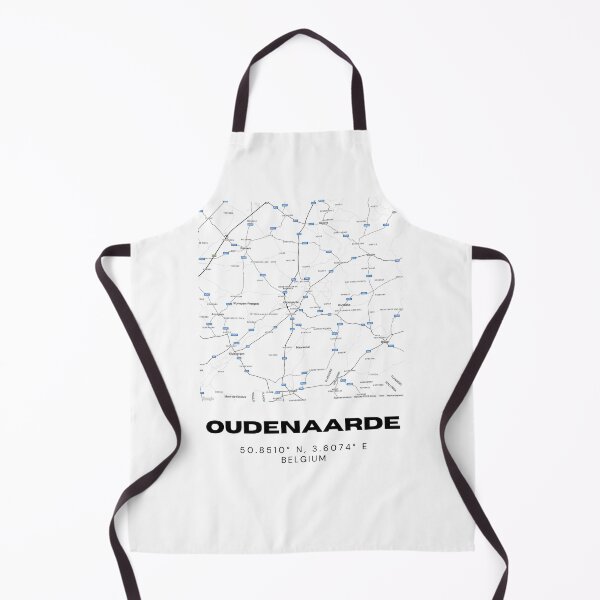 Item preview, Oudenaarde Belgium Map | Minimalist Modern Black and White City Map designed and sold by RM-Journey.