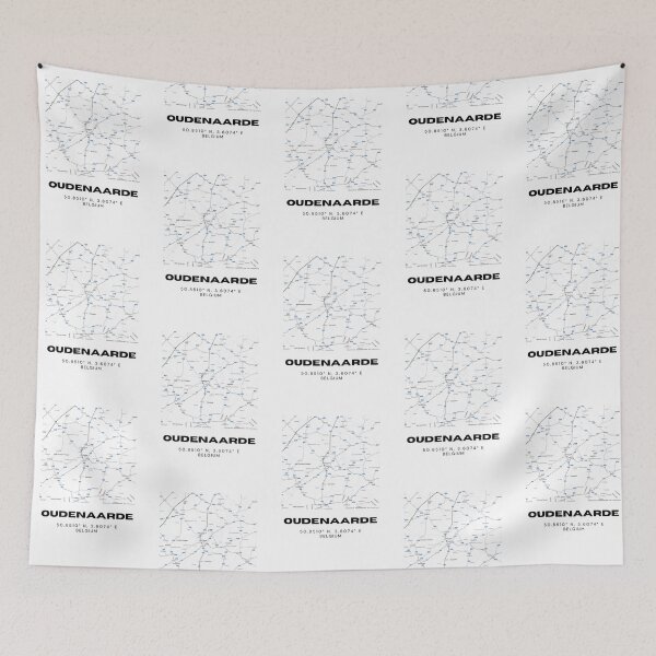Item preview, Oudenaarde Belgium Map | Minimalist Modern Black and White City Map designed and sold by RM-Journey.