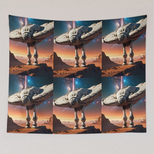 Item preview, Robot Epic Space Saga Futuristic Adventure Across Cosmos designed and sold by ART ATTACK ZONE.