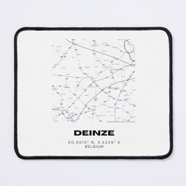 Item preview, Deinze Belgium Map | Minimalist Modern City Map Print designed and sold by RM-Journey.