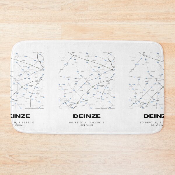 Item preview, Deinze Belgium Map | Minimalist Modern City Map Print designed and sold by RM-Journey.
