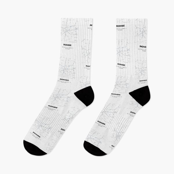 Item preview, Ronse Belgium Map | Minimalist Black and White Modern City Map designed and sold by RM-Journey.