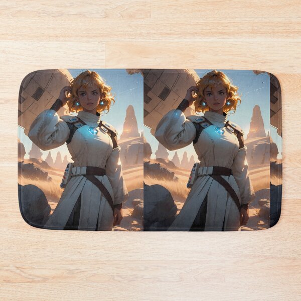 Item preview, Blonde Epic Space Saga Futuristic Adventure Across Cosmos designed and sold by ART ATTACK ZONE.
