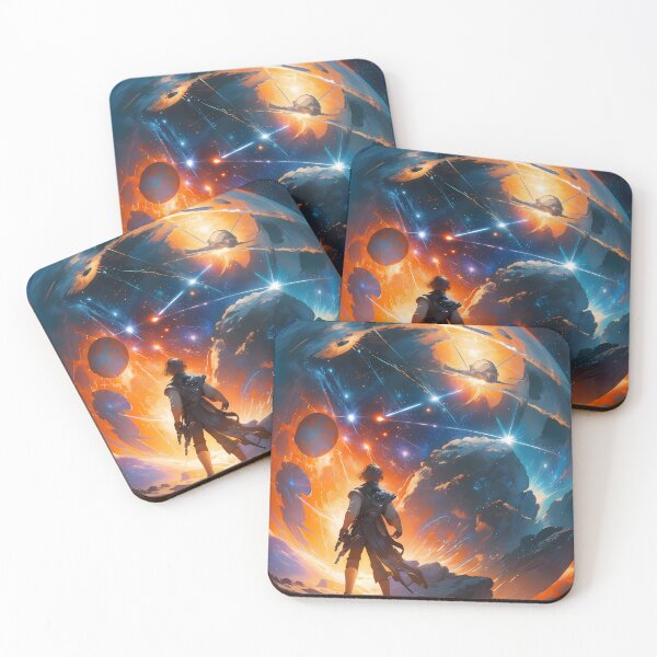 Item preview, Fire Epic Space Saga Futuristic Adventure Across Cosmos designed and sold by ART ATTACK ZONE.