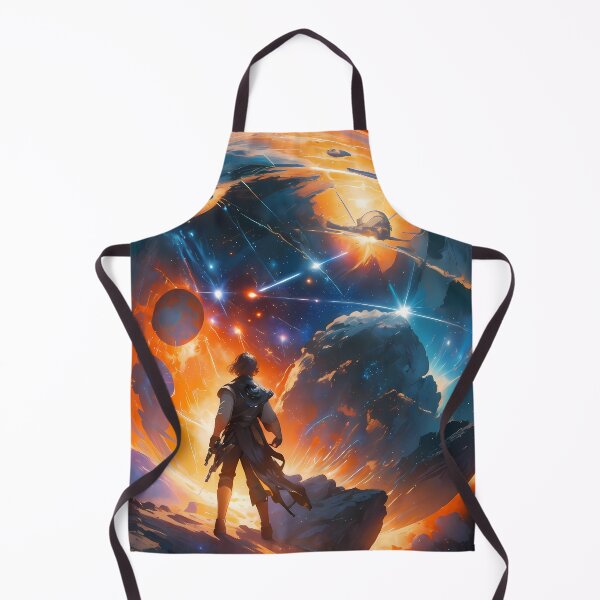 Item preview, Fire Epic Space Saga Futuristic Adventure Across Cosmos designed and sold by ART ATTACK ZONE.