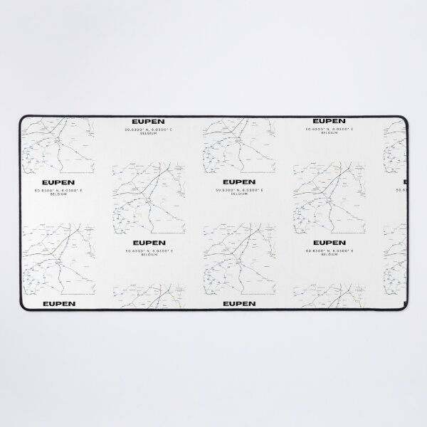 Item preview, Eupen Belgium Map | Minimalist Black and White City Map Print designed and sold by RM-Journey.