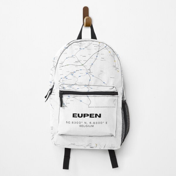 Item preview, Eupen Belgium Map | Minimalist Black and White City Map Print designed and sold by RM-Journey.