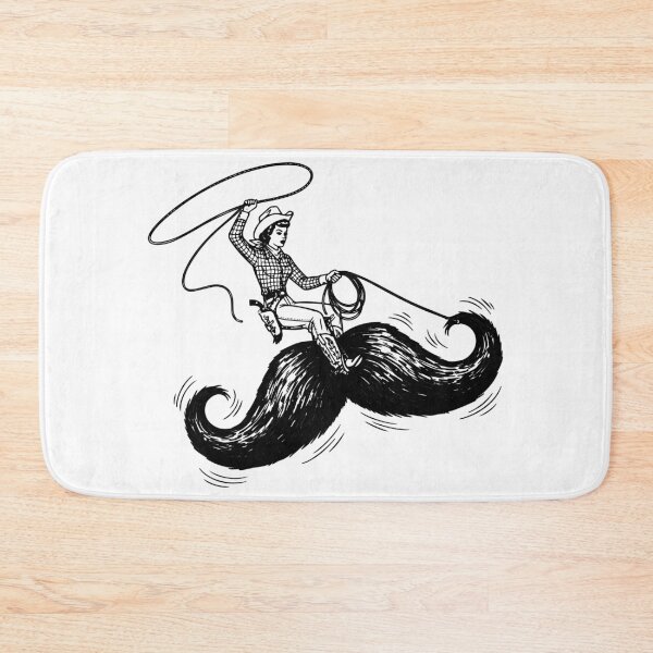 Item preview, Cowgirl On A Mustache designed and sold by MotoringZen.