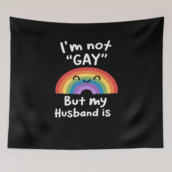 Item preview, I'm not gay but my husband is designed and sold by HaileyRobel.