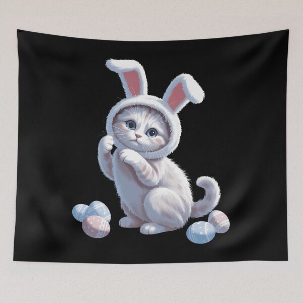 Item preview, Easter Day Cat Easter Cat Easter Egg designed and sold by TrinaEspinoza.