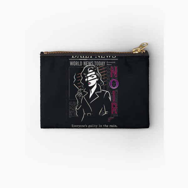 Item preview, Neon Noir Femme Fatale — Everyone’s Guilty in the Rain  Selling blurb designed and sold by Sanctum Icons.