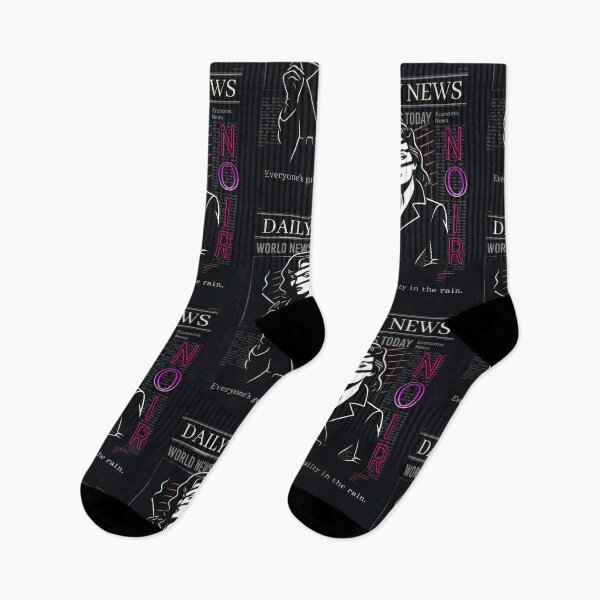 Item preview, Neon Noir Femme Fatale — Everyone’s Guilty in the Rain  Selling blurb designed and sold by Sanctum Icons.