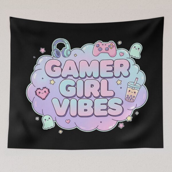 Item preview, Gamer Girl Vibes Pastel Kawaii designed and sold by EsenciaZen.